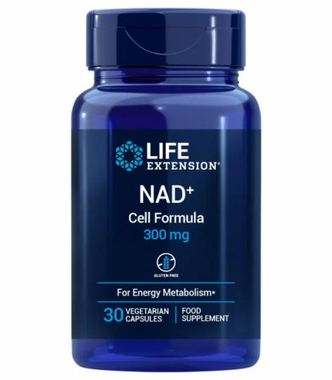 Life Extension NAD+ 300 mg i gruppen Användningsområde/funktion / Energi hos Bättre Hälsa AB (1290)