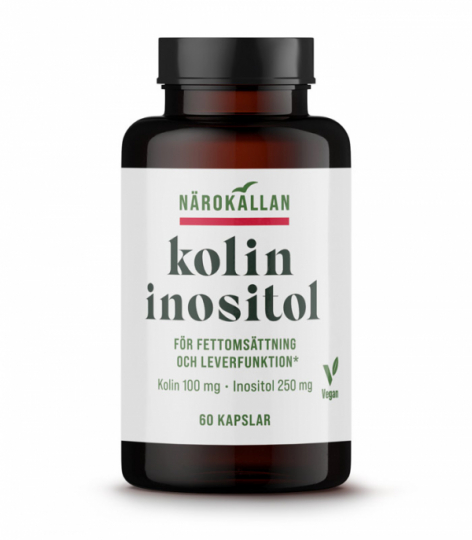 Burk med Närokällan Kolin & Inositol 60 kapslar