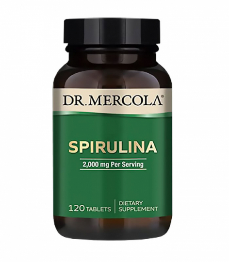Burk med Dr. Mercola Spirulina