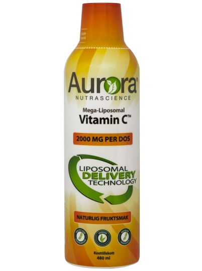 Aurora Mega Liposomal C i gruppen Kosttillskott / Vitaminer / C-vitamin hos Bättre Hälsa AB (692)